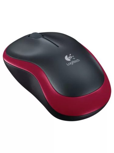 Logitech M185 Wireless Mouse piros