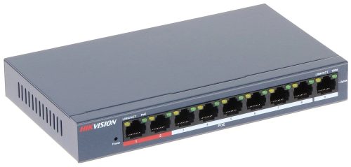Hikvision DS-3E0109P-E (C), 9 portos PoE switch